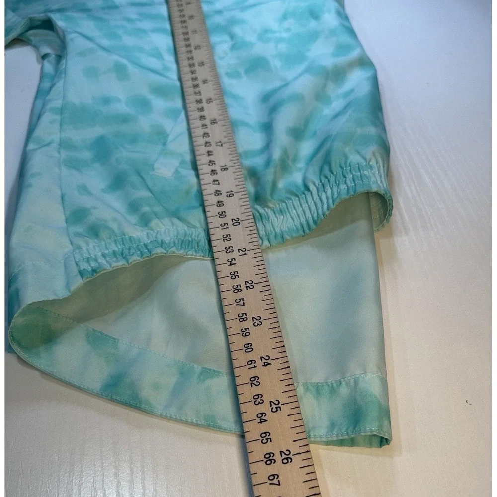 Nike Running Dri-Fit Pull Over Womens Small Teal 1/4 Zip Lightweight W/Pocket